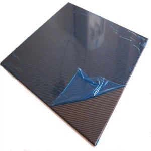 ورق کربنی فیبر 500 x 500mm مات سطحی