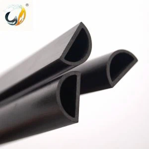 Pultrusion سفارشی D شکل لوله فیبر کربن