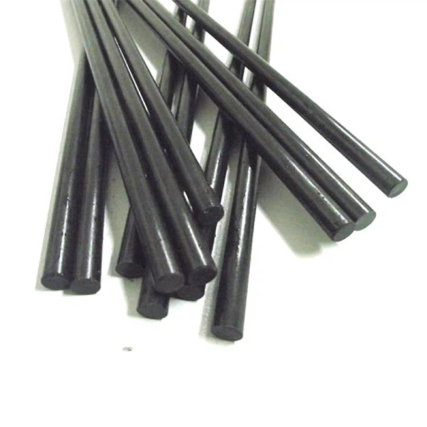 carbon fiber round black rod