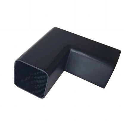 لوله مربع فیبر کربن بدون دانه